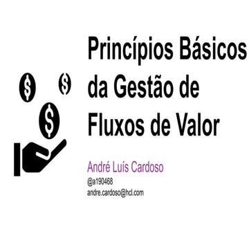 Princípios da Gestão de Fluxos de Valor
