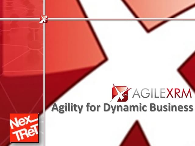 NexTReT AgilePoint XRM Introducción 