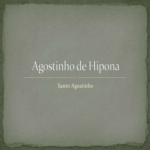 Agostinho de hipona