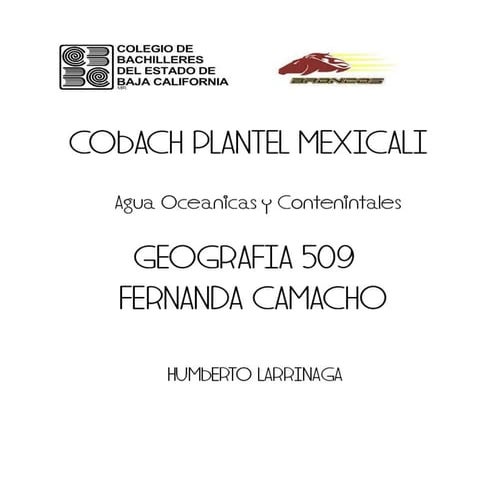 Aguas oceanicas y continentales