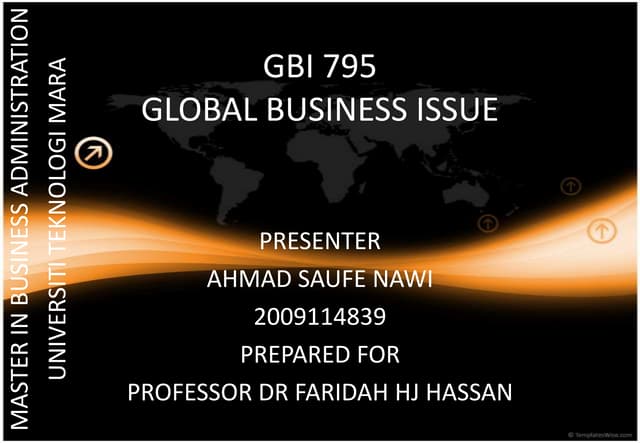 Global Business Issue - Halal Product Listing