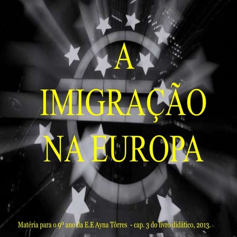 A imigração na Europa