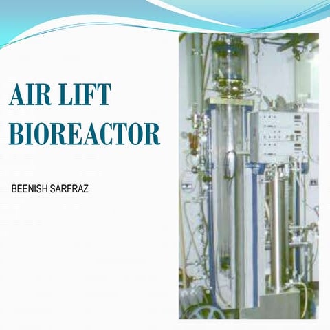 Airlift bioreactor ppt