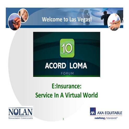 201305 - ACORD LOMA Conference: e-Insurance