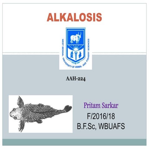 Alkalosis in Fish 
