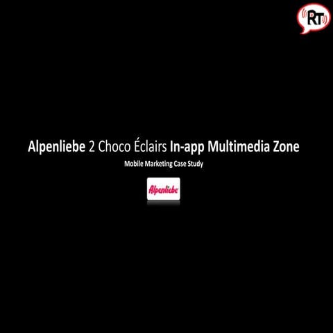 Alpenliebe in-app multimedia zone on RockeTalk, a mobile marketing case study