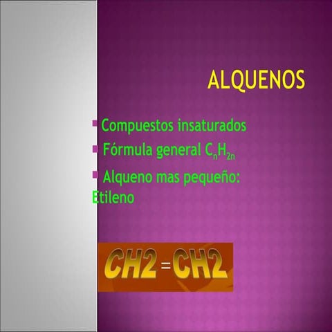 Alquenos 1 obtención