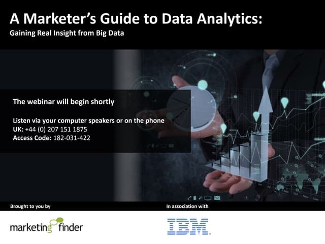 A marketers guide to data analytics   marketing finder webinar 17 july 2013