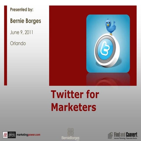 AMA Twitter for Marketers Orlando-6-9-11