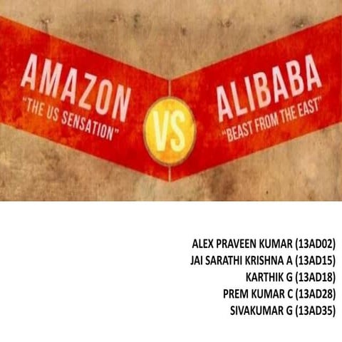 Amazon vs alibaba