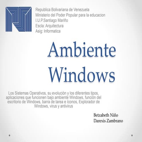 Ambiente windows 