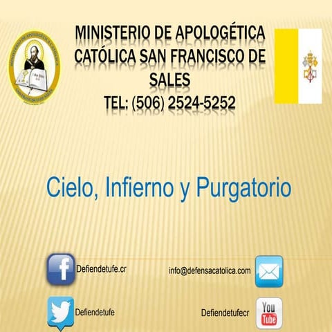 Macsfs apologetica i cielo, infierno y purgatorio