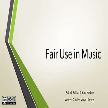 Fair Use in Music