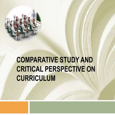 Analysis on curriculum