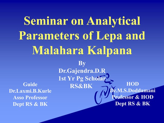 analytical parameters of lepa & malahara.pptx