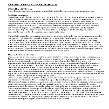 Anatomia para auriculo beleza de aço