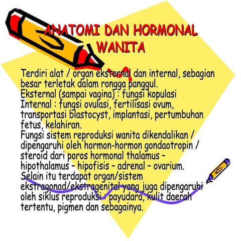 Anatomi dan hormonal wanita