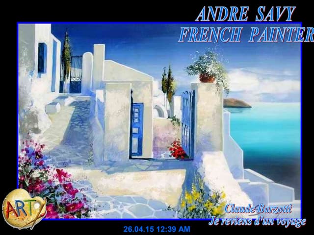 ANDRE SAVY - Pintor francés