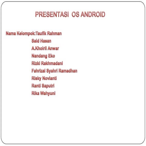 Android Os