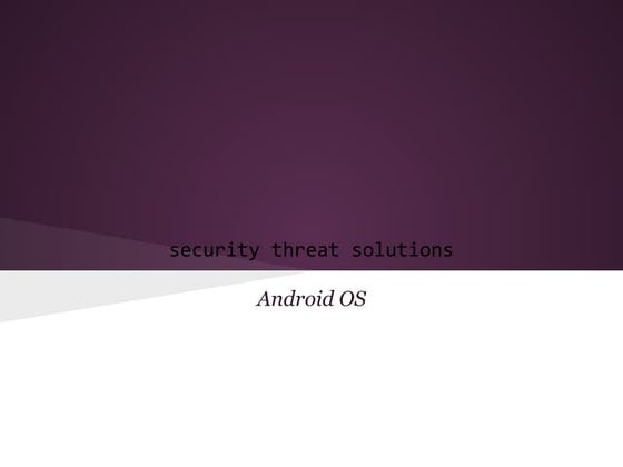 Android security