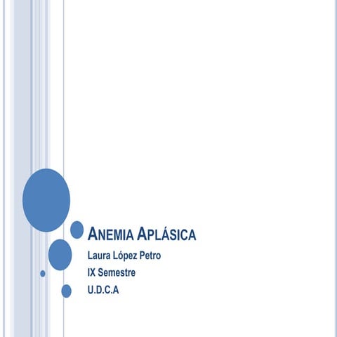 Anemia aplasica
