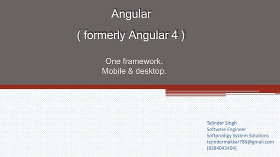 Angular4 getting started
