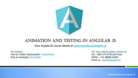 Animation And Testing In AngularJS