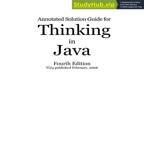 Annotated Solution Guide for Thinking in Java Fourth Edition.pdf