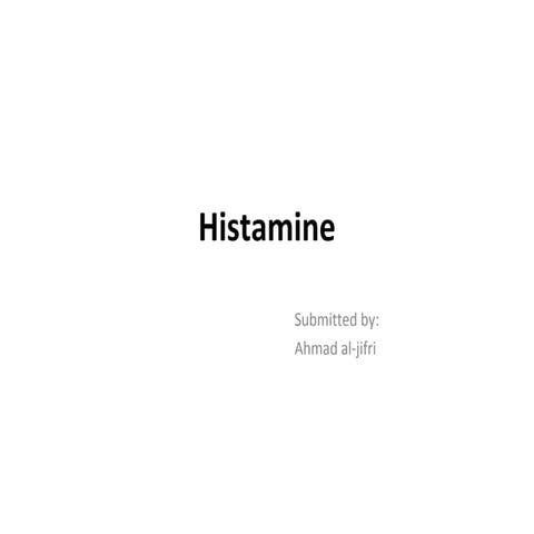 Antihistamine 