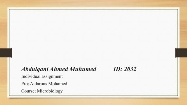 Antimicrobial chemotherapy