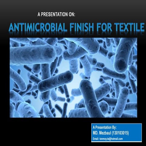 Antimicrobial finish ...