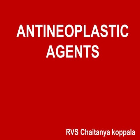 Antineoplastic agents