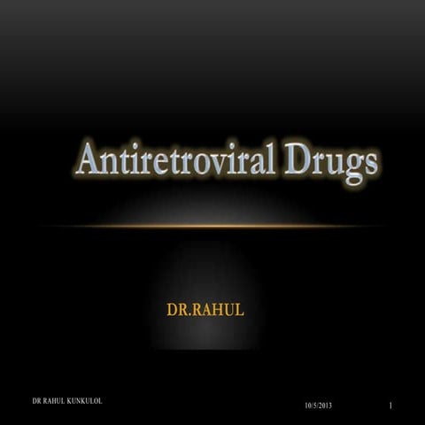 Antiretrovirals 