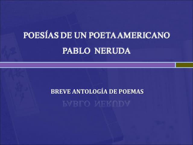 Antología poética
