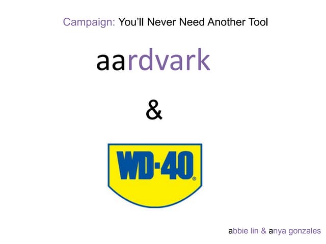 Strategic Planning Deck for WD-40 client