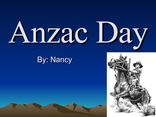 Anzac Day