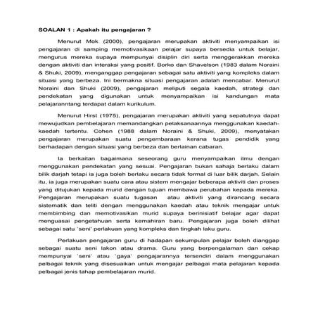 Apakah itu pengajaran