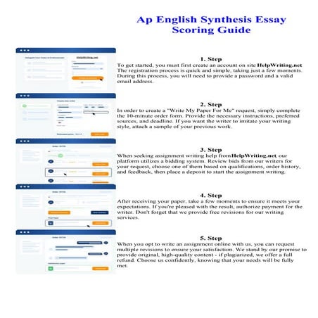 Ap English Synthesis Essay Scoring Guide
