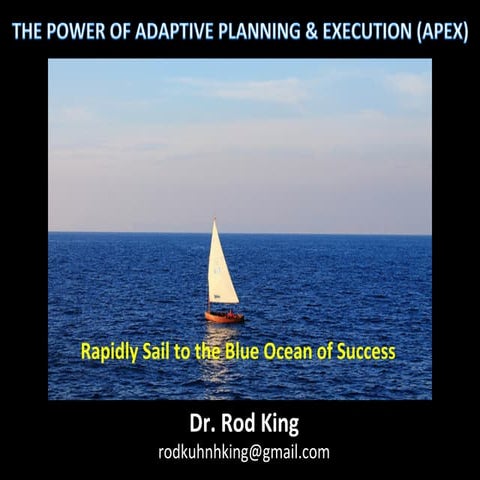 THE POWER OF ADAPTIVE PLANNING & EXECUTION (APEX): Sail to the Blue Ocean of ...