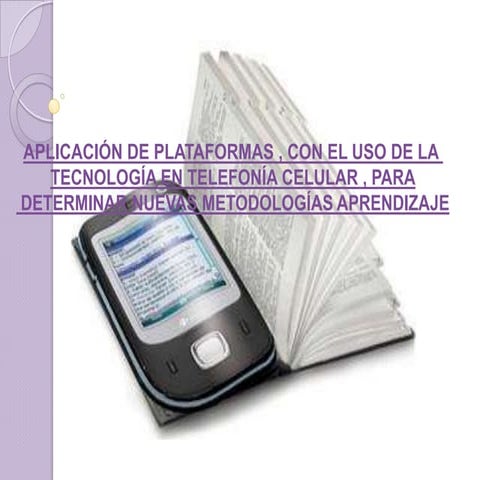 utilizacion del telefono movil en la enseñanza aprendizaje