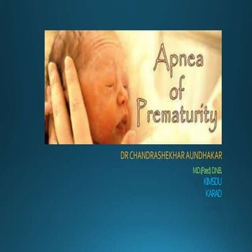 Apnea of prematurity 