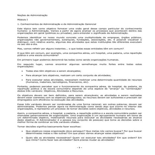 Apostila administracao completa