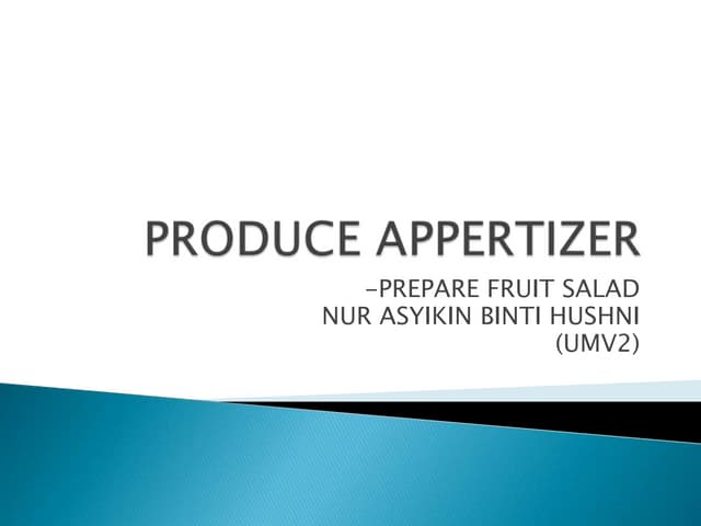 Appertizer power point 2