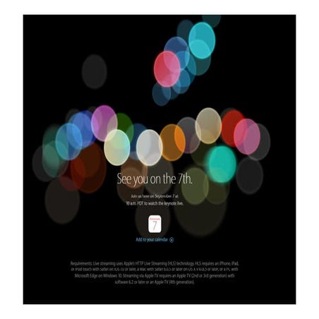 Introducing Apple iPhone 7