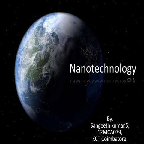 Applications of nanotechnology