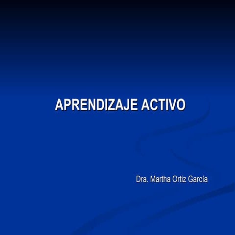 Aprendizaje activo