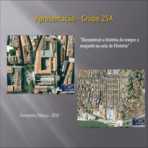 Apresentação – grupo 25 a
