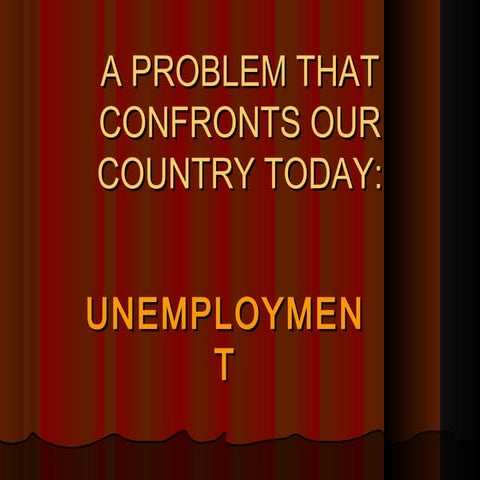 unemployment