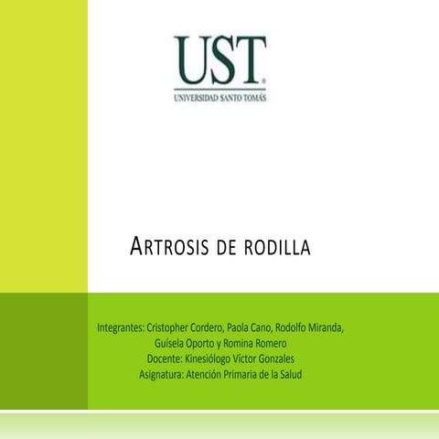 gonartrosis definitivo