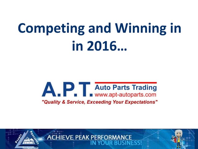 British Columbia - How to Compete and Win in 2016 